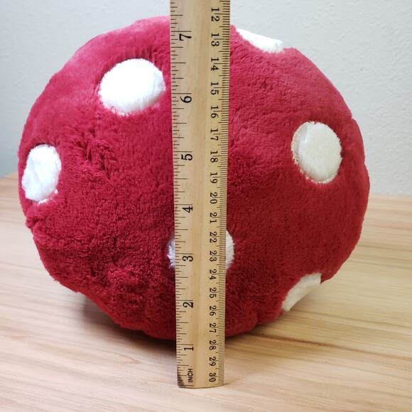 Jellycat Amuseables Mushroom Plush Red Beige Dot Toadstool Stuffy Retired Rare - Picture 7 of 7